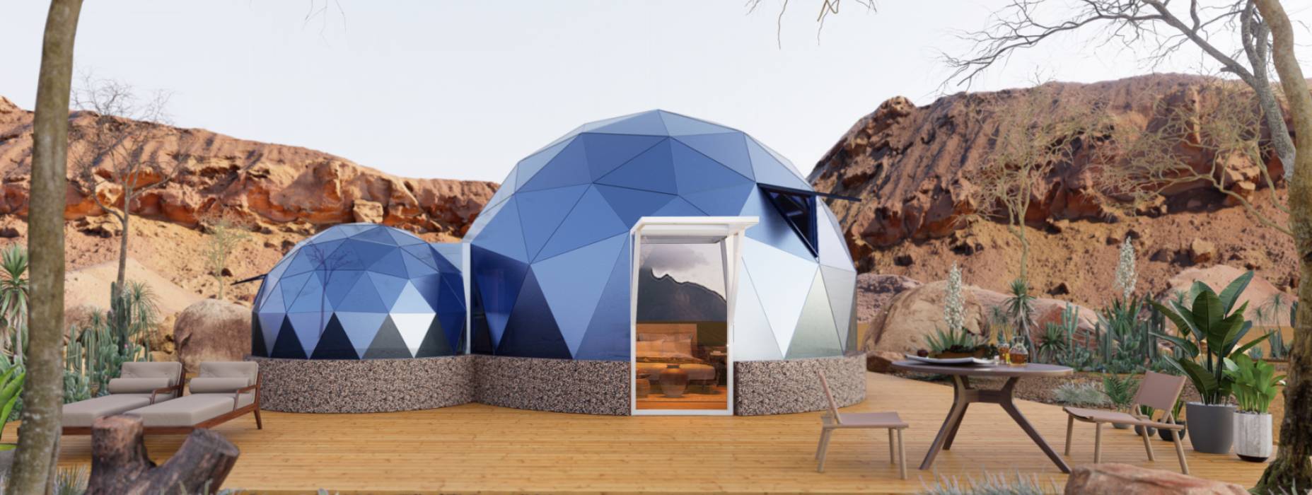 会宁县球形智能光伏玻璃星空房